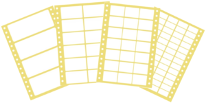 Sprocket Fed Continuous Labels
